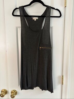 Dark grey butter soft tank